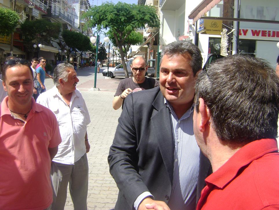 Σαν Καμμένος…σίφουνας ήρθε κι έφυγε από την Πέλλα